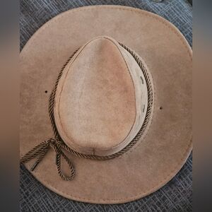 Tan Suede Cowboy Hat